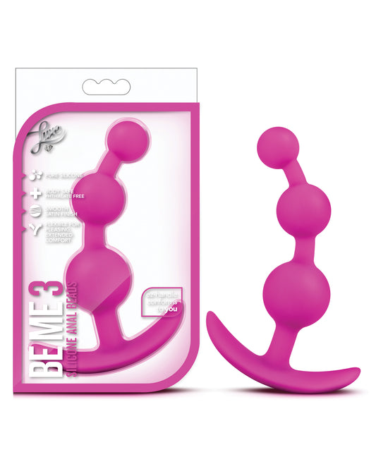Luxe Silicone Anal Plug with Flexible EZ Handle and Satin Smooth Finish for Comfortable Anal Stimulation