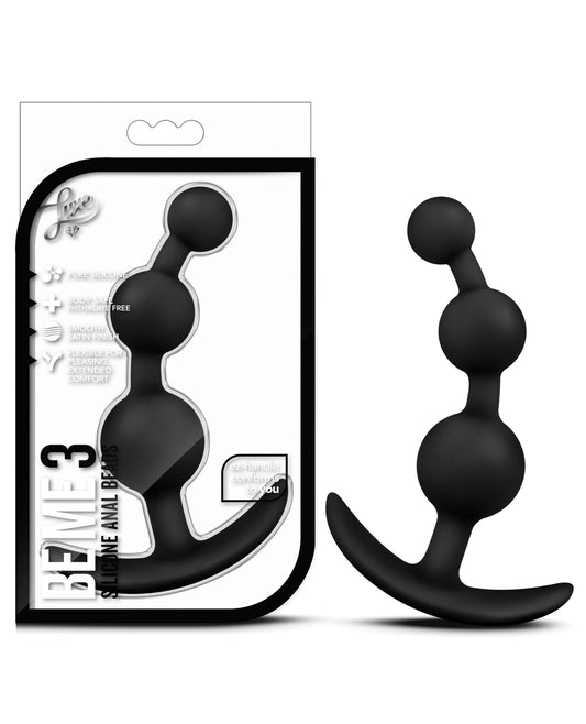 Luxe Anal Plug Flexible Silicone EZ Handle Waterproof Design for Comfortable Anal Play