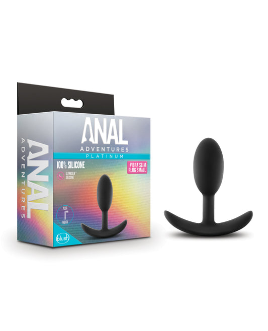 Anal Adventures Silicone Anal Plug with Inner Rolling Weight and Slim Anchor Base for Enhanced Sensation and Comfortable Anal Play