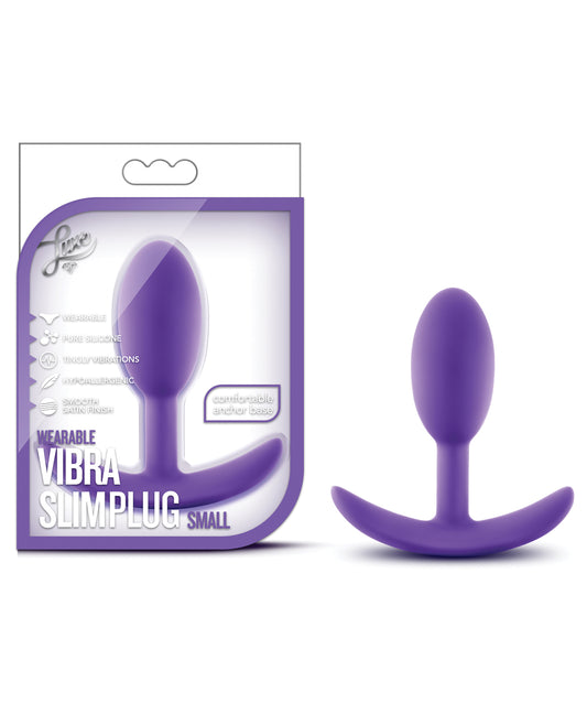 Luxe Anal Plug Slim Motion-Activated Silent Vibration Silicone for Discreet Stimulation and Comfort