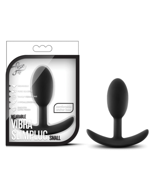 Luxe Anal Plug Slim Silicone Motion-Activated Vibration and Anchor Base for Discreet Wearable Pleasure