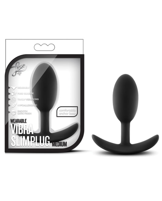 Luxe Silicone Anal Plug with Movement-Activated Vibrating Inner Core and Tapered Design for Discreet Stimulation