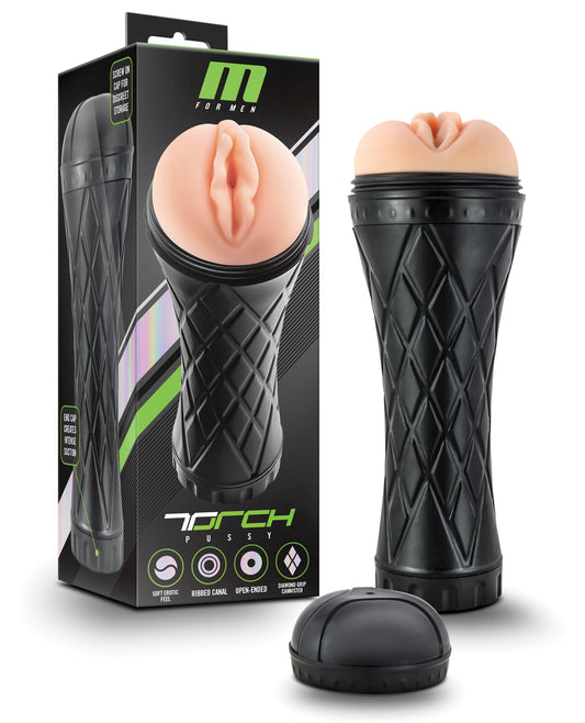 M for Men Masturbator Sleeve Diamond Grip Vanilla Color Life-like X5 Material for Realistic Stimulation
