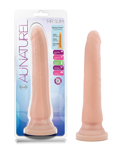 Au Naturel Dong Slim Dual Density Suction Cup Veiny Shaft for Realistic Adult Stimulation