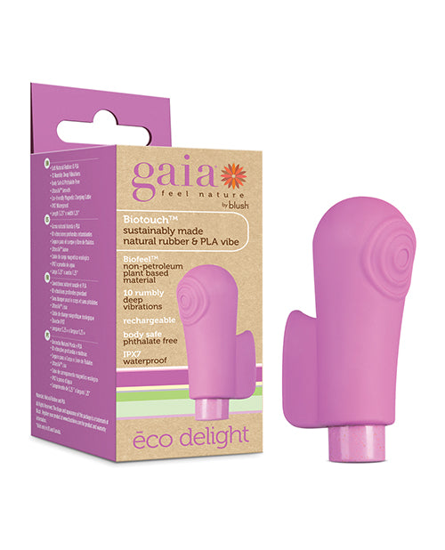 Gaia Stimulator Eco-Friendly Vibrator with Textured Head and Ergonomic Grip for Sustainable Pleasure