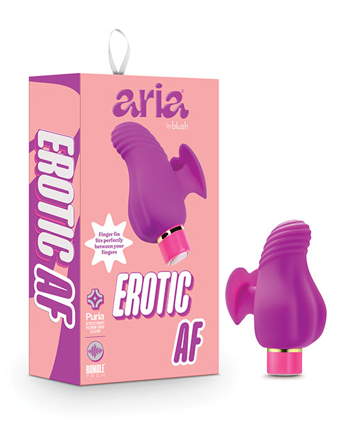 Aria Vibrator Curved Rechargeable Ribbed Head Waterproof Silicone for Personal Intimate Pleasure