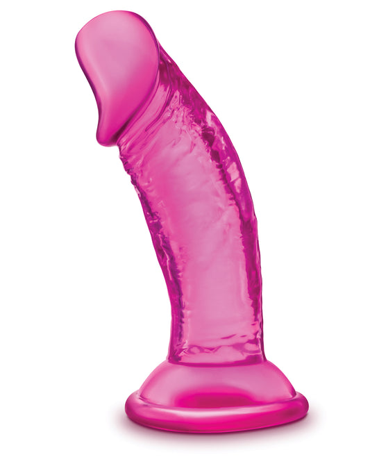 Blush B Yours Sweet n Small 4 Inch Suction Cup Dildo – Pink Compact and Realistic