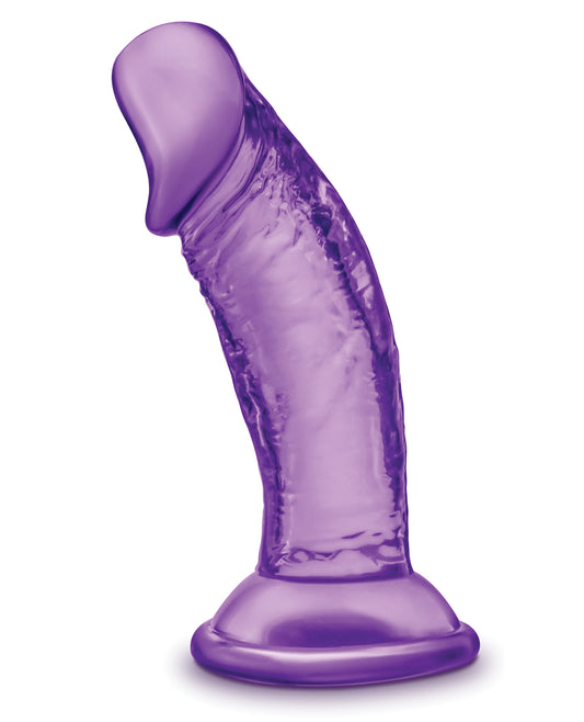B Yours Sweet n Small 4 Inch Realistic Suction Cup Dildo – Purple