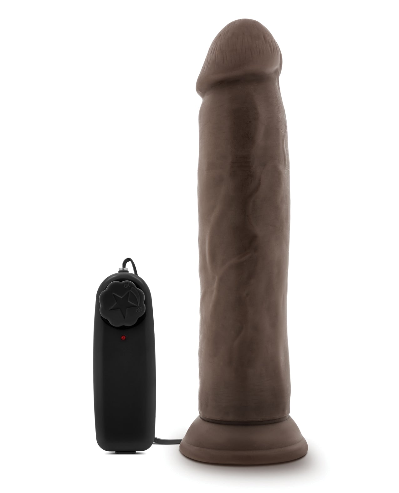 Dr. Skin Dr. Throb Realistic Vibrating Dong with Suction Cup - Chocolate