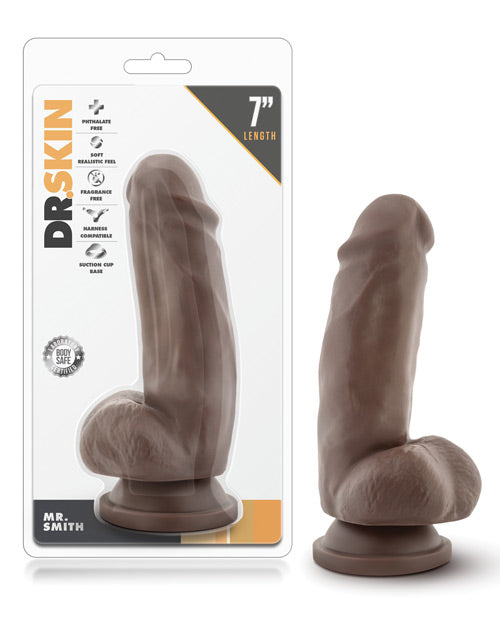 Dr. Skin Dildo Realistic Veins Suction Cup Base for Versatile Intimate Play