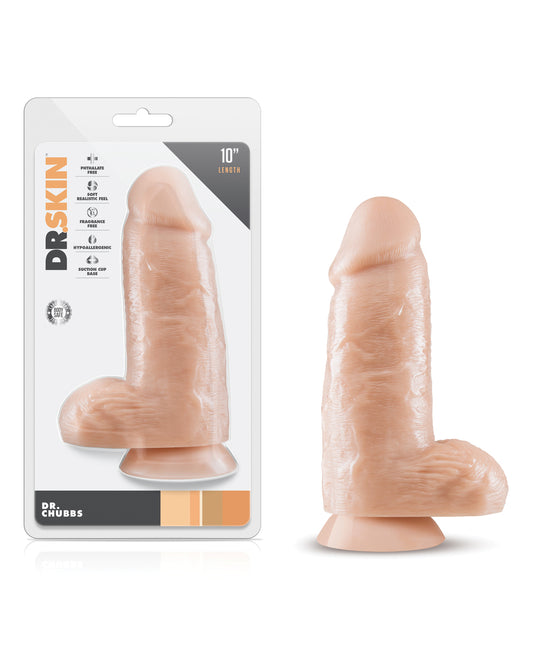 Dr. Skin Dildo Realistic Extra-Girth Lifelike Texture Suction Cup for Intense Stimulation
