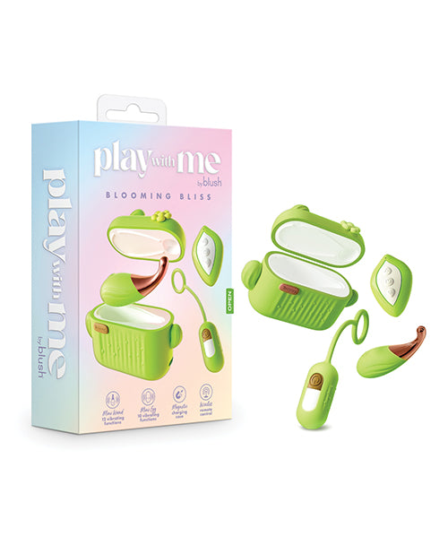 Play With Me Stimulators Blooming Bliss Remote Controlled Vibrating Kit with Mini Wand and Egg for Discreet Personal Use