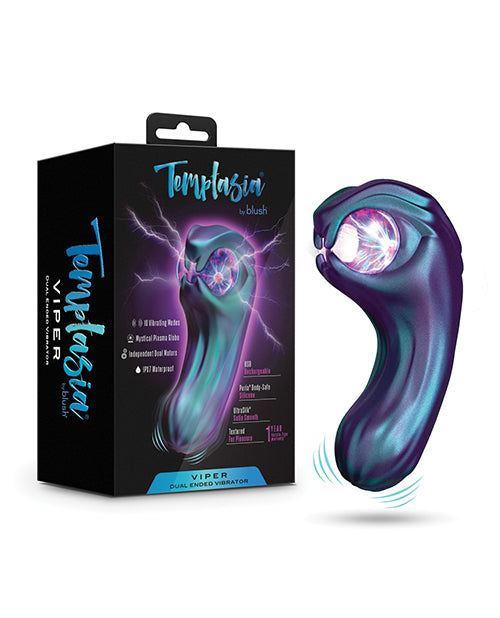 Temptasia Viper Dark Millenia Vibrator with Curved G-Spot Design