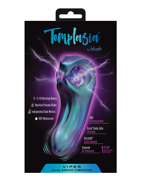 Temptasia Viper Dark Millenia Vibrator with Curved G-Spot Design