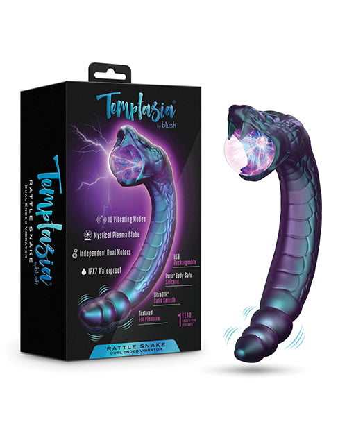 Temptasia Rattle Snake Dark Millenia Textured Vibrator