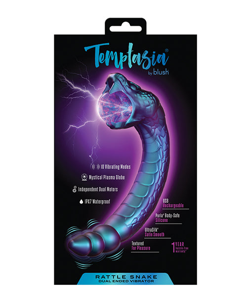 Temptasia Rattle Snake Dark Millenia Textured Vibrator