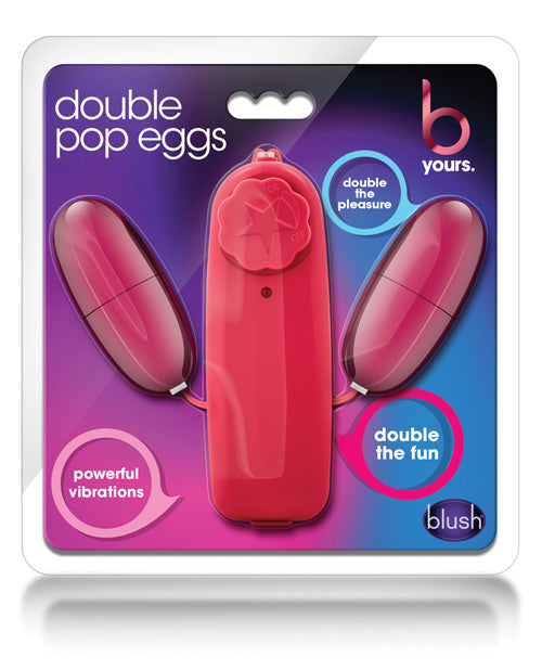 B Yours Stimulator Double Vibrating Eggs Adjustable Multispeed Control for Multi-Zone Sensation