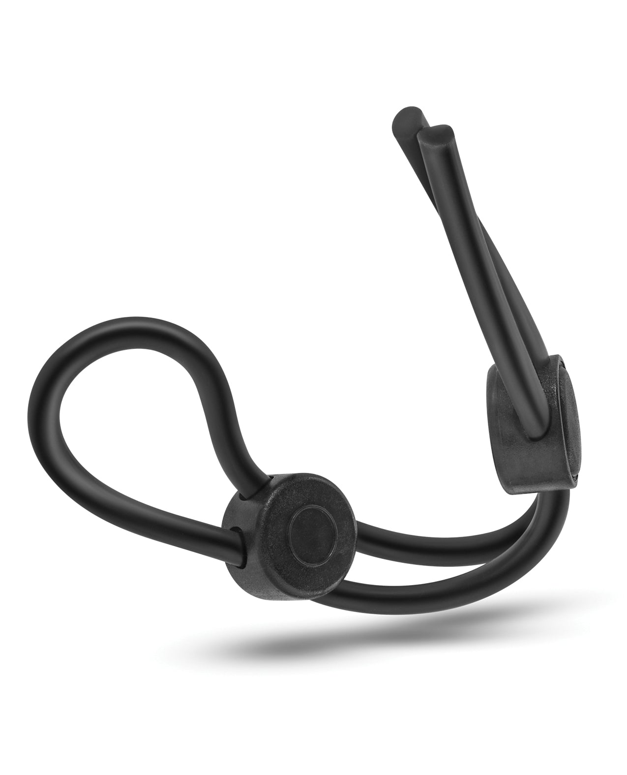 Blush Stay Hard Silicone Double Loop Cock Ring with Adjustable Lasso