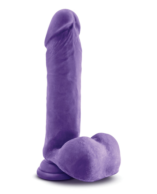 Blush Au Naturel Bold Hero 8" Dildo with FlexiShaft in Purple