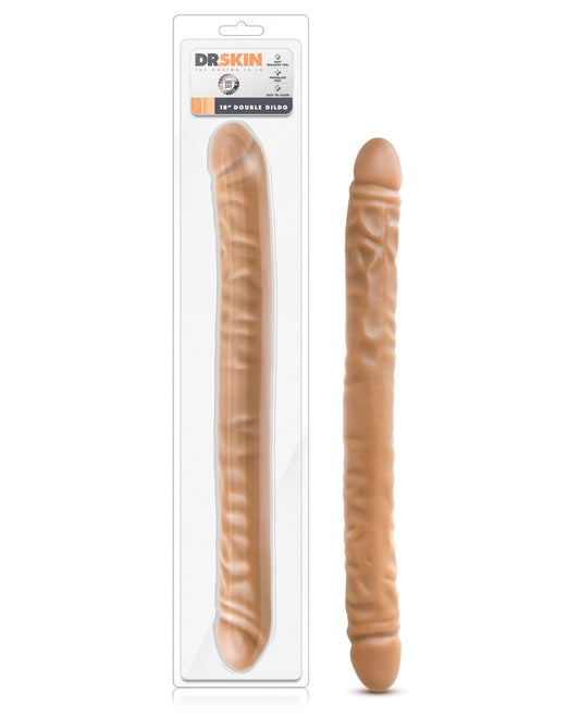 Dr. Skin Double Dildo Realistic 18 Inch Flexible PVC for Versatile Pleasure
