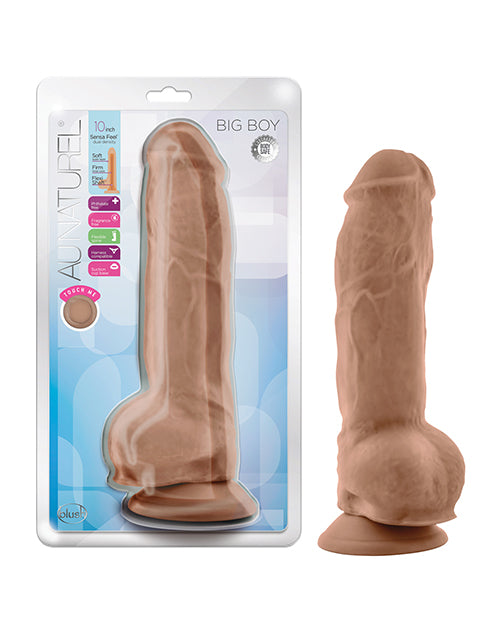 Au Naturel Realistic Dildo Dual Density FlexiShaft Suction Cup for Lifelike Sensation