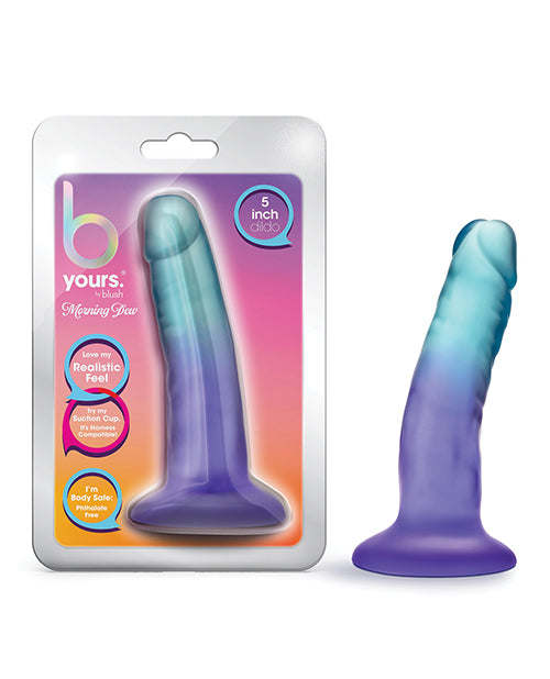 B Yours Dildo Realistic Sapphire Gradient Suction Base for Beginner Friendly Pleasure