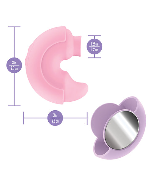 Blush Play With Me Pout & Play Pink S-Shaped Silicone Dildo