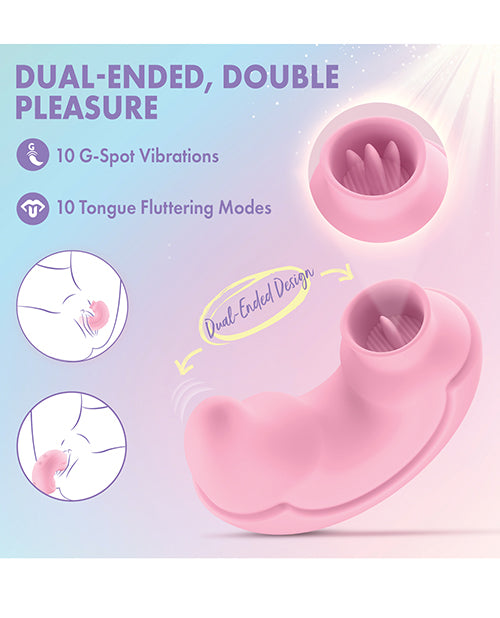 Blush Play With Me Pout & Play Pink S-Shaped Silicone Dildo