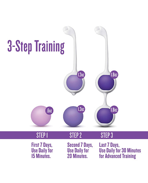 Blush Wellness Kegel Training Kit with Progressive Silicone Weights