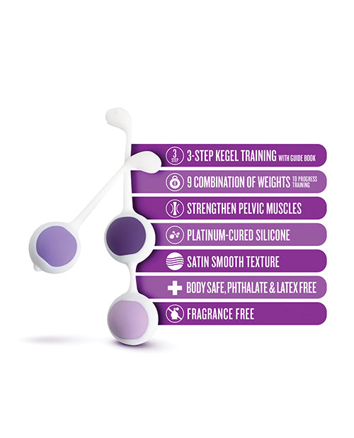 Blush Wellness Kegel Training Kit with Progressive Silicone Weights