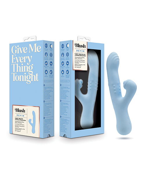 Blush Vibrator Dual-Action G-Spot Clitoral Massager with 10 Vibration Modes and Waterproof Design for Intimate Pleasure