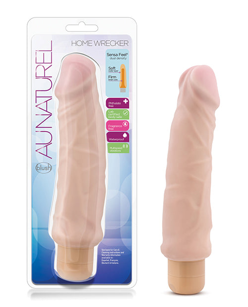 Au Naturel Vibrator Dual Density Realistic Design Waterproof Construction for Lifelike Sensation