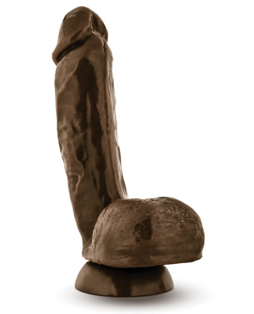 Realistic X5 Hard On Brown Dildo with Suction Cup – Blush Novelties