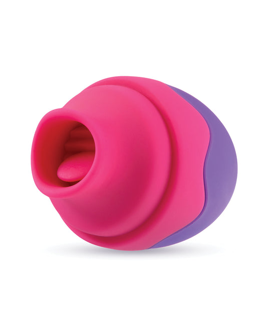 Aria Flutter Tongue Vibrator with Flickering Silicone Tips – Purple