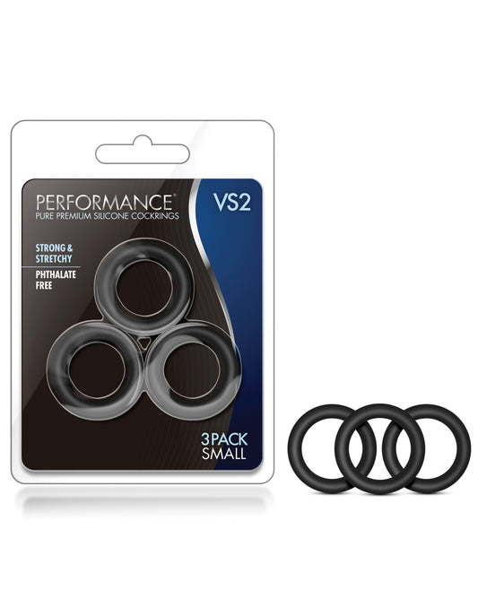 Performance Penis Enhancement Silicone Cock Rings Stretchy Set for Sexual Stamina Improvement