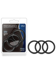 Performance Penis Enhancement Pure Silicone Cock Rings Stretchy Set for Lasting Stamina
