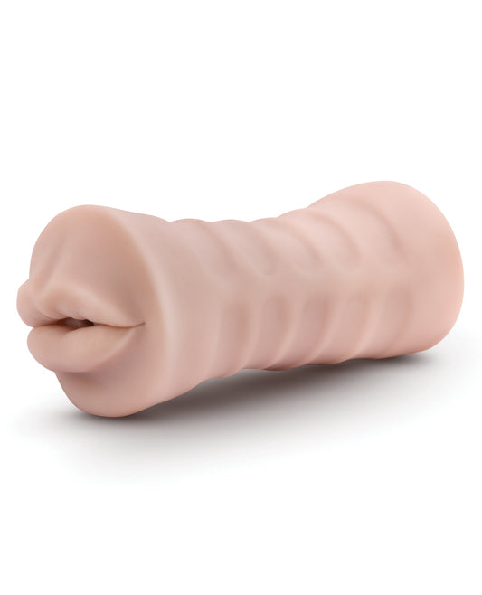 Blush M for Men Skye Realistic Vibrating Masturbator Sleeve