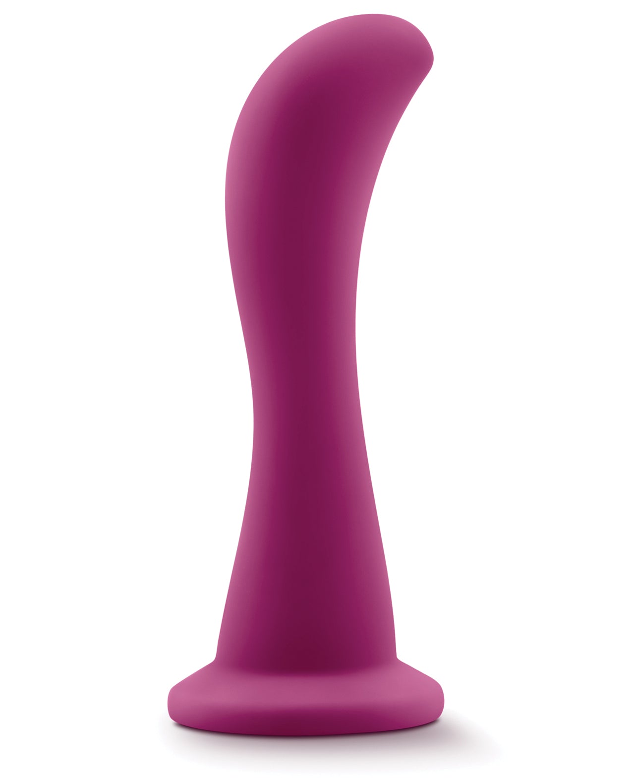 Blush Temptasia Bellatrix Plum Silicone Strap On with Curved Design