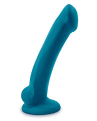 Blush Temptasia Reina Teal Realistic Silicone Strap On with Suction Base
