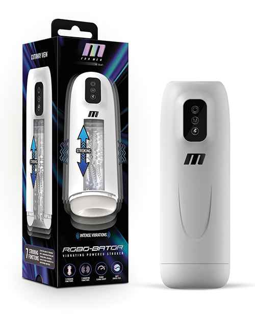 M for Men Vibrating Stroker with 7 Modes and Turbo Function for Intense Solo Play