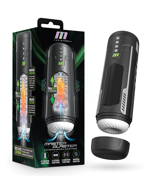 M for Men Automatic Masturbator with Vibrating, Suction, and Heating Features for Intense Solo Satisfaction