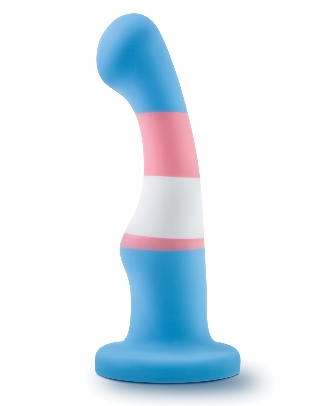 Blush Avant P2 Transgender Pride Silicone Dong with Suction Cup Base