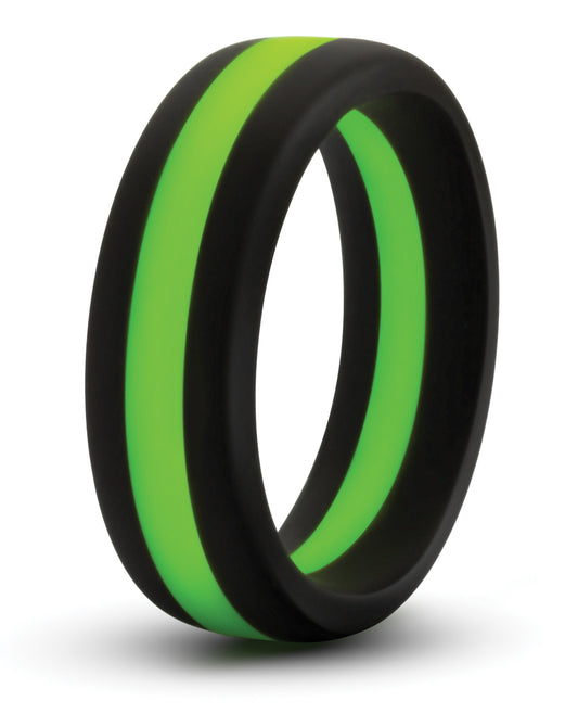 Performance Silicone Go Pro Cock Ring with Multi-Colored Flat Design