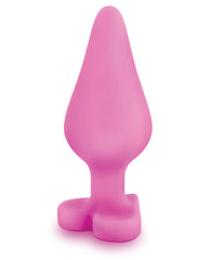 Blush Play With Me Naughty Candy Heart 'Be Mine' Pink Silicone Anal Plug