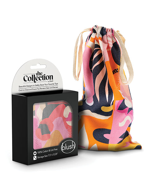 The Collection Toy Storage Bag 100% Cotton Drawstring Lint-Free for Discreet Adult Toy Storage
