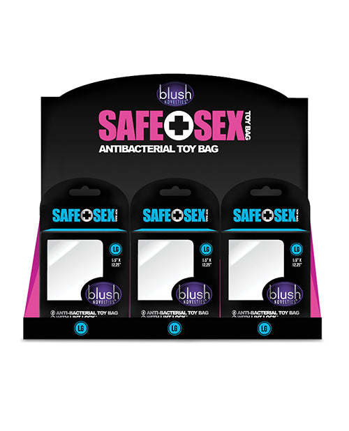 Safe Sex Antibacterial Toy Bag lint-free satiny fabric with silver ion technology for hygienic adult toy storage