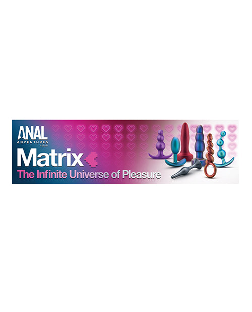 Anal Adventures Slatwall Sign Holographic Finish Durable Design for Retail Promo Display