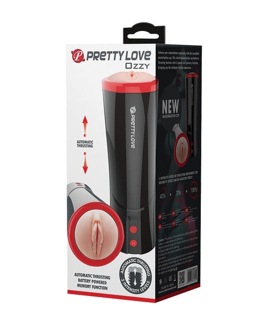 Pretty Love Male Masturbator Realistic Flesh Sleeve Thrusting Function for Custom Sensation