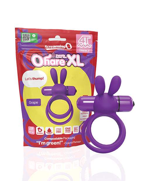 Screaming O Stimulator Extra-Large True Silicone Flexible Rabbit Ears for Enhanced Couple's Pleasure