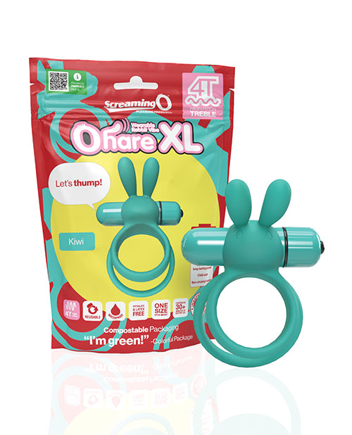 Screaming O Stimulator XL wearable rabbit vibe flexible silicone ears waterproof high-intensity vibration for body-safe pleasure